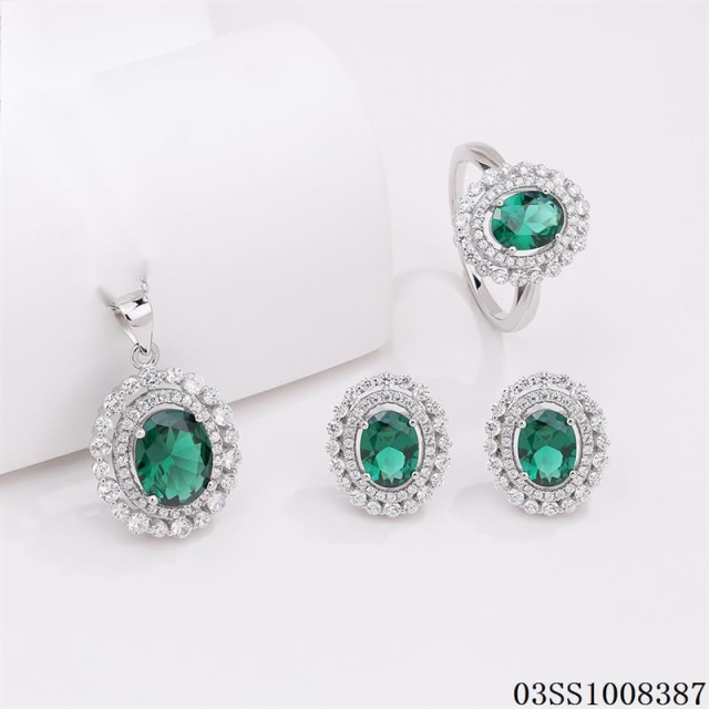 Factory Supply Quality Assurance Sterling Silver 925 Jewelry Set