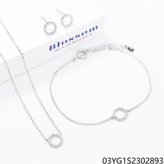 Factory Supply Quality Assurance Sterling Silver 925 Jewelry Set