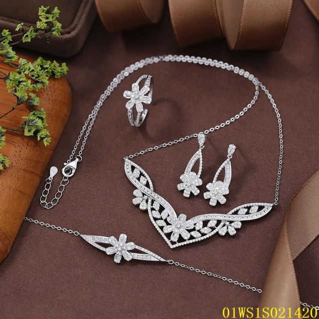 Factory Supply Quality Assurance Sterling Silver 925 Jewelry Set