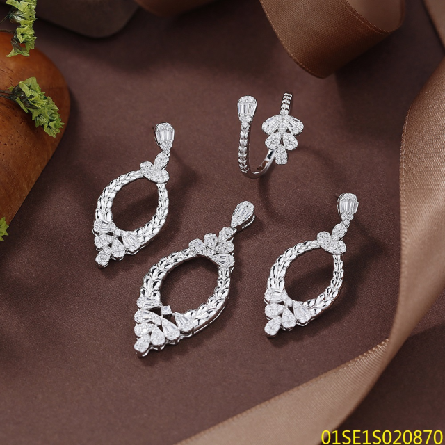 Factory Supply Quality Assurance Sterling Silver 925 Jewelry Set