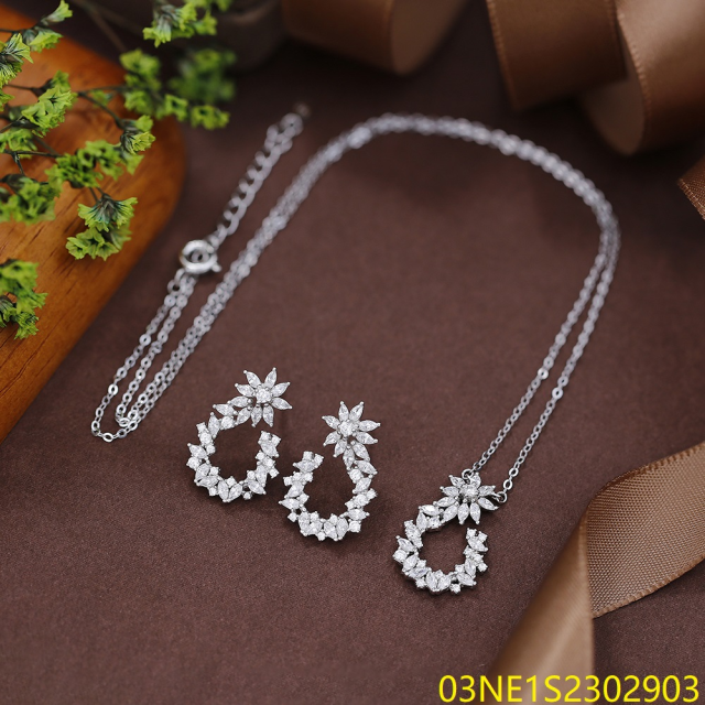 Factory Supply Quality Assurance Sterling Silver 925 Jewelry Set