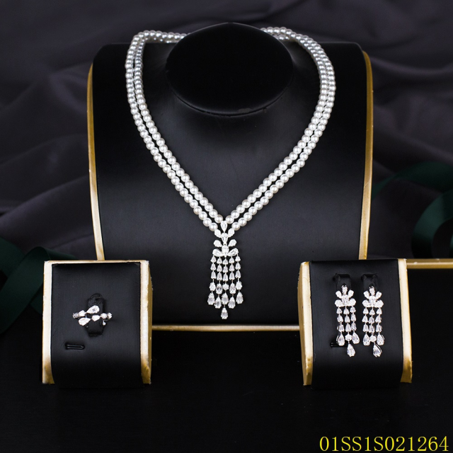 Hot Wholesale 925 Sterling Silver Jewelry Set