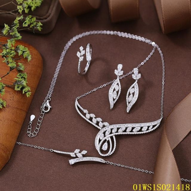 Factory Supply Quality Assurance Sterling Silver 925 Jewelry Set