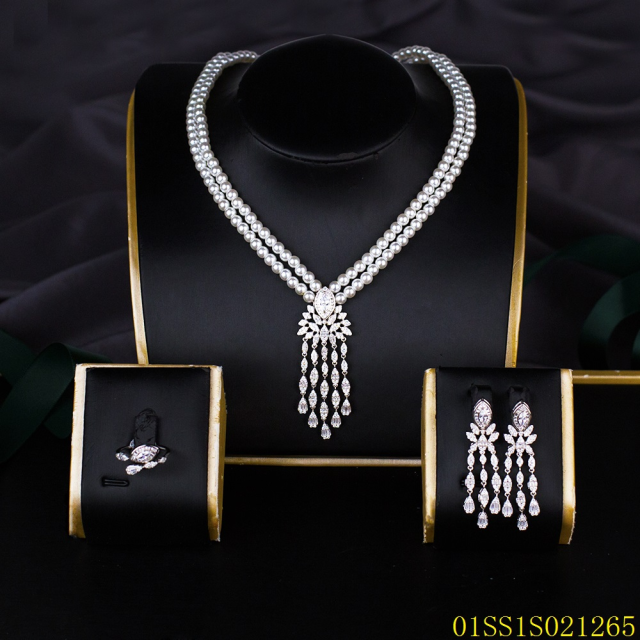 Hot Wholesale 925 Sterling Silver Jewelry Set