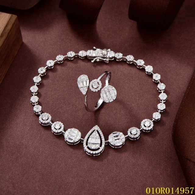 Quality Wholesale Unique Design Sterling Silver 925 Jewelry set