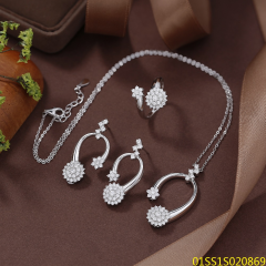 Factory Supply Quality Assurance Sterling Silver 925 Jewelry Set