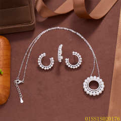 Hot Wholesale 925 Sterling Silver Jewelry Set