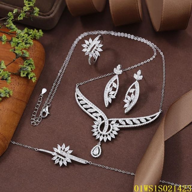 Factory Supply Quality Assurance Sterling Silver 925 Jewelry Set