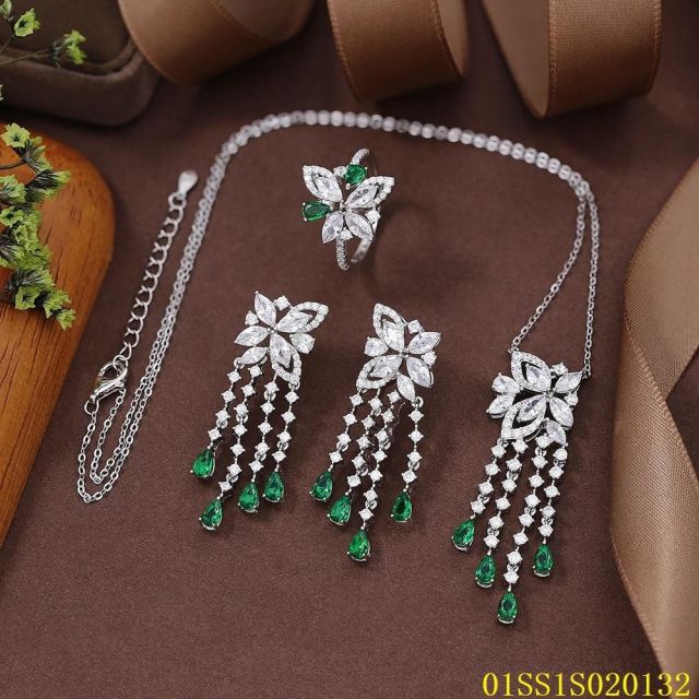 Factory Supply Quality Assurance Sterling Silver 925 Jewelry Set