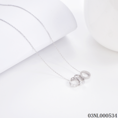 Unique Design Fashion Sterling Silver 925 jewelry Necklace