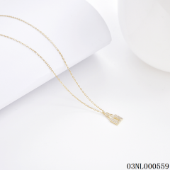 Wholesale High End Quality Sterling Silver 925 jewelry Necklace