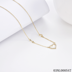 Factory Supply Quality Assurance Sterling Silver 925 jewelry Necklace