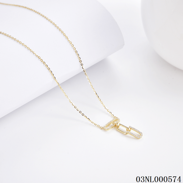 China Wholesale Factory Sterling Silver 925 jewelry Necklace