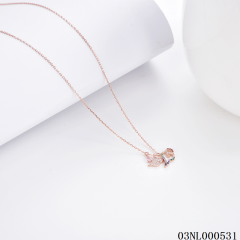 Factory Supply Quality Assurance Sterling Silver 925 jewelry Necklace