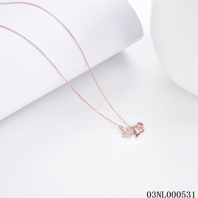 Factory Supply Quality Assurance Sterling Silver 925 jewelry Necklace