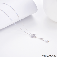 China Wholesale Factory Sterling Silver 925 jewelry Necklace
