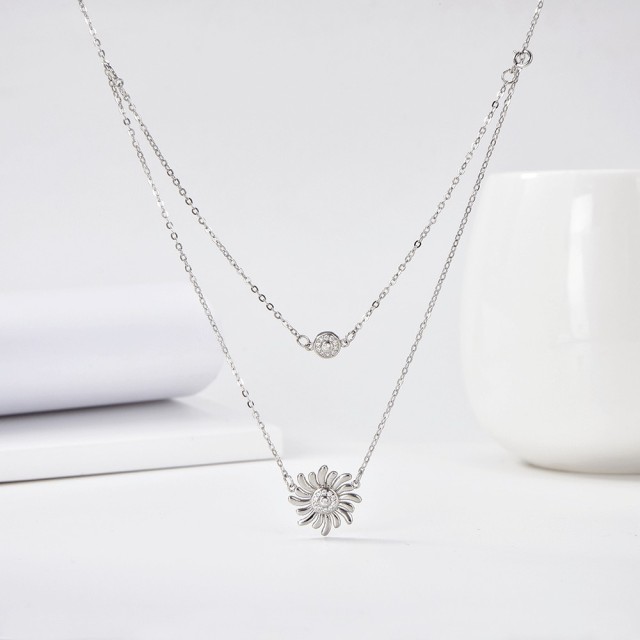 Popular Design Sterling Silver 925 jewelry Necklace
