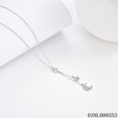 Wholesale Fashion Sterling Silver 925 jewelry Necklace