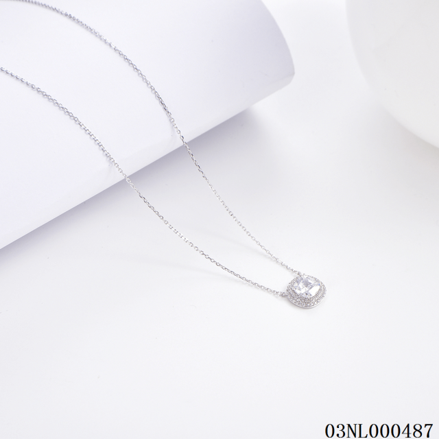 Wholesale Fashion Sterling Silver 925 jewelry Necklace