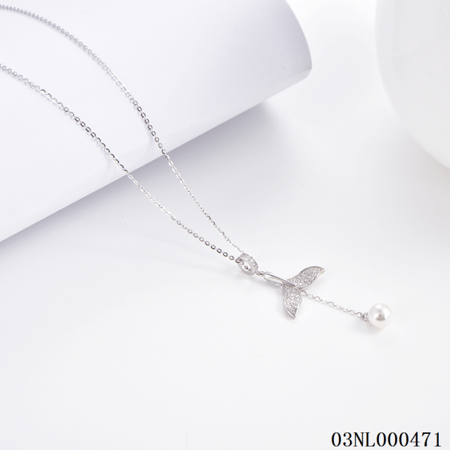 Wholesale High End Quality Sterling Silver 925 jewelry Necklace