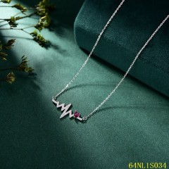 Wholesale High End Quality Sterling Silver 925 jewelry Necklace