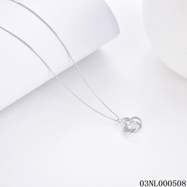 Hot Style Wholesale Sterling Silver 925 jewelry Necklace
