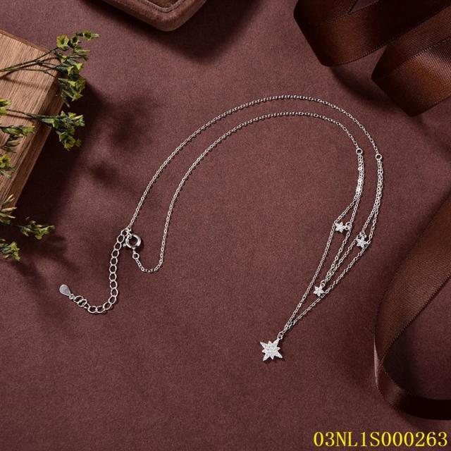 China Wholesale Factory Sterling Silver 925 jewelry Necklace
