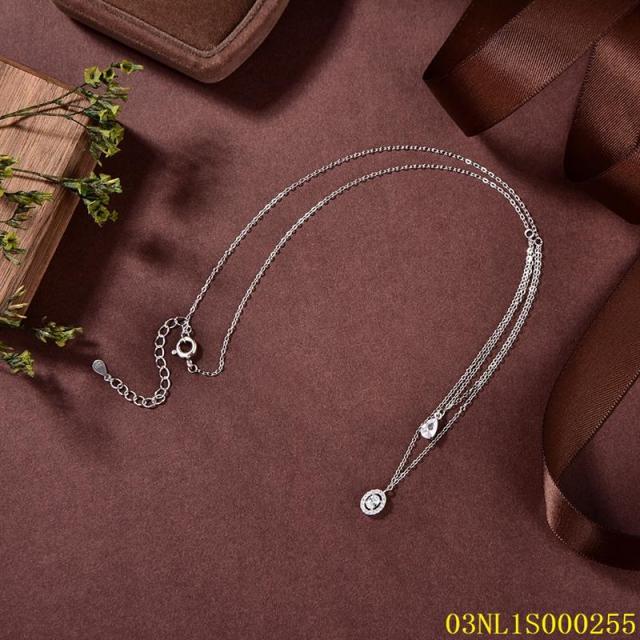 China Wholesale Factory Sterling Silver 925 jewelry Necklace