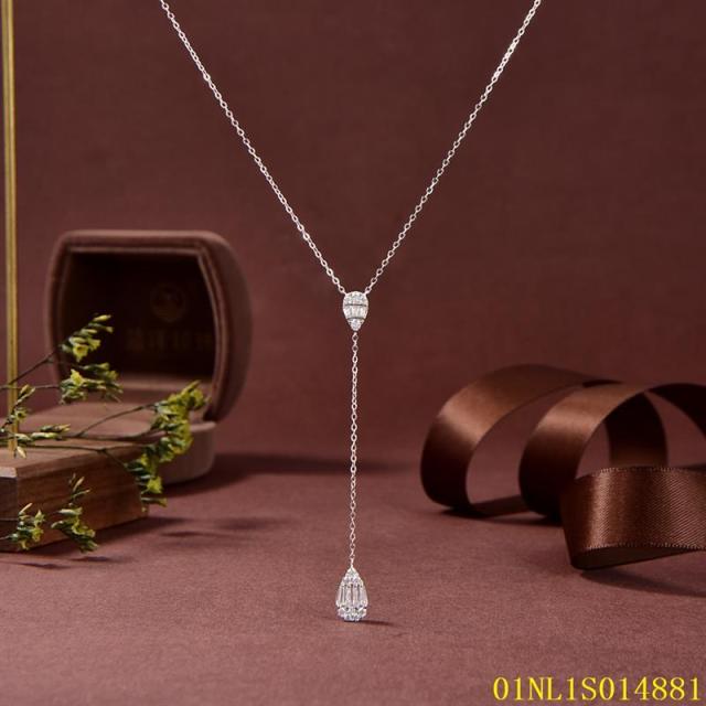 China Wholesale Factory Sterling Silver 925 jewelry Necklace