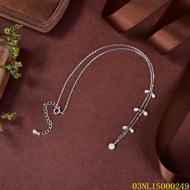 China Wholesale Factory Sterling Silver 925 jewelry Necklace