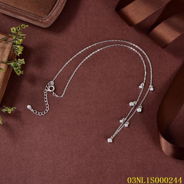 China Wholesale Factory Sterling Silver 925 jewelry Necklace