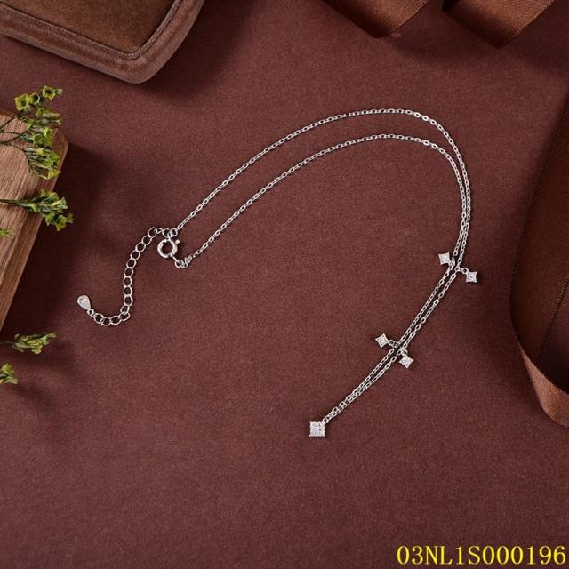 China Wholesale Factory Sterling Silver 925 jewelry Necklace