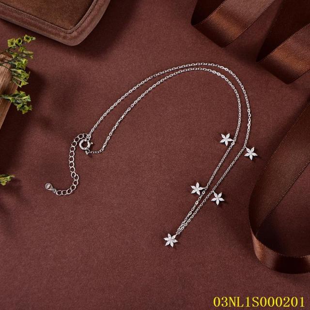 China Wholesale Factory Sterling Silver 925 jewelry Necklace