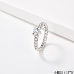 Unique Design Fashion Sterling Silver 925 Jewelry Ring