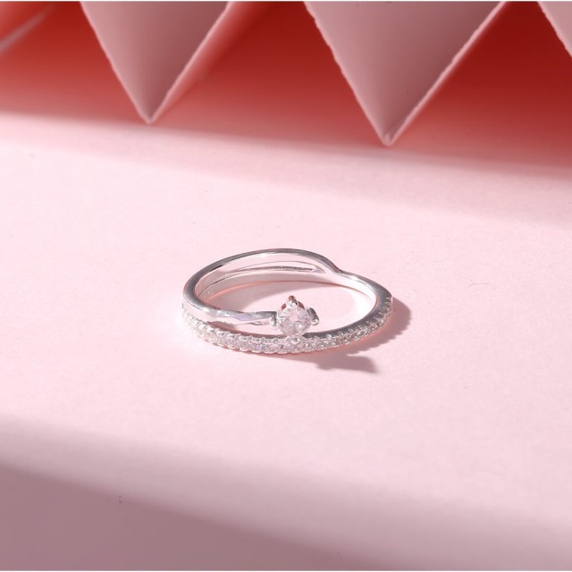 Quality Factory Supply New Design Sterling Silver 925 Jewelry Ring