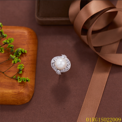 New Collection: Delicate 925 Sterling Silver Pearl Ring for Everyday Wear