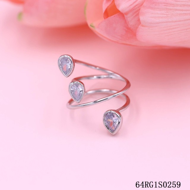 China Wholesale Factory Sterling Silver 925 Jewelry Ring