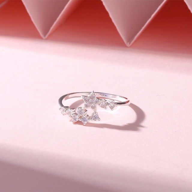 Quality Factory Supply New Design Sterling Silver 925 Jewelry Ring