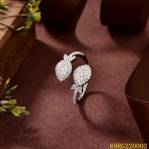 CZ Fish Open 925 Sterling Silver Ring - Blossom CS Jewelry