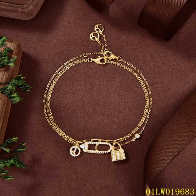 Quality Wholesale Unique Design Sterling Silver 925 jewelry Bracelet