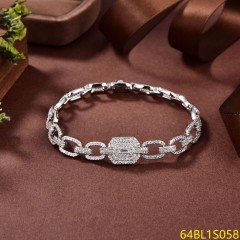 Unique Design Fashion Sterling Silver 925 jewelry Bracelet