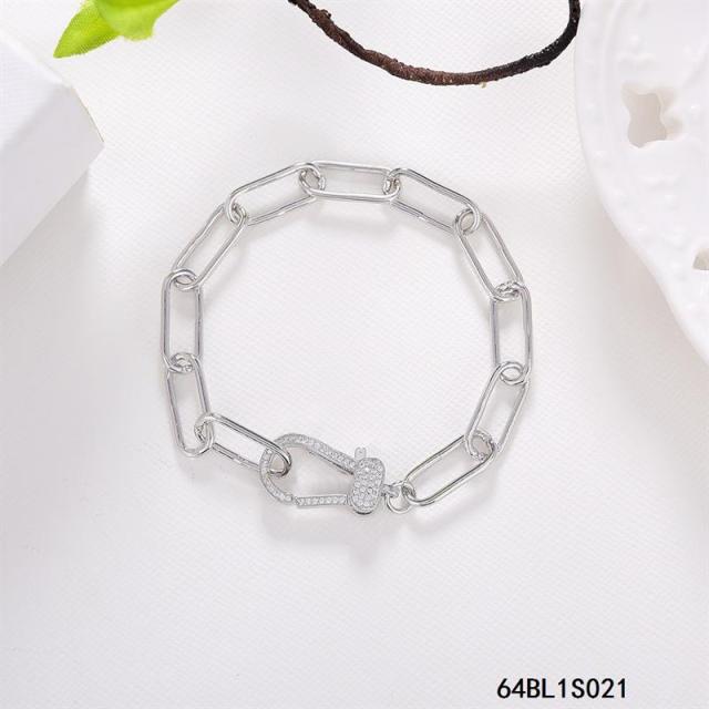Hot Style Wholesale Sterling Silver 925 jewelry Bracelet