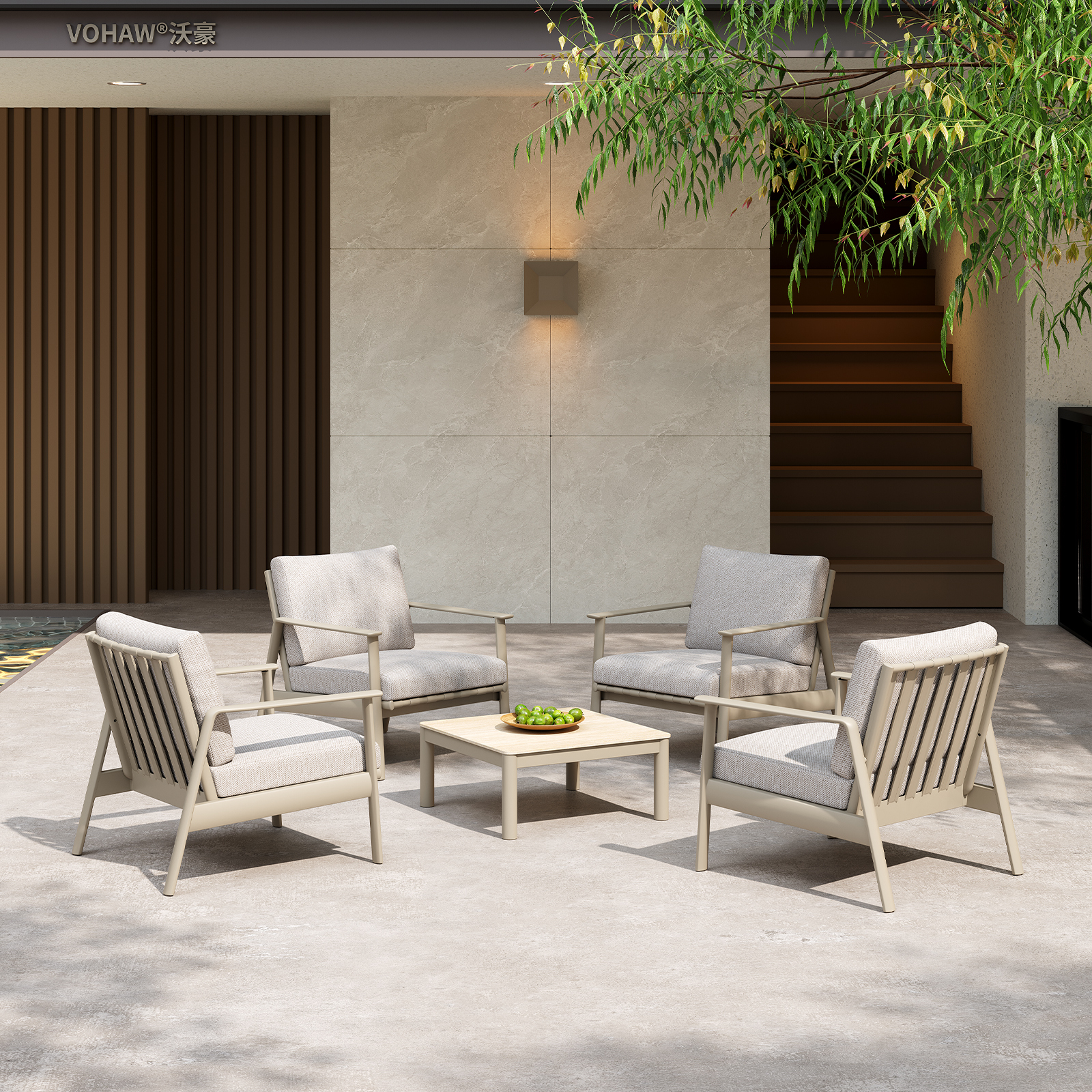 9660 Series Outdoor Upholstered Sofa Collection