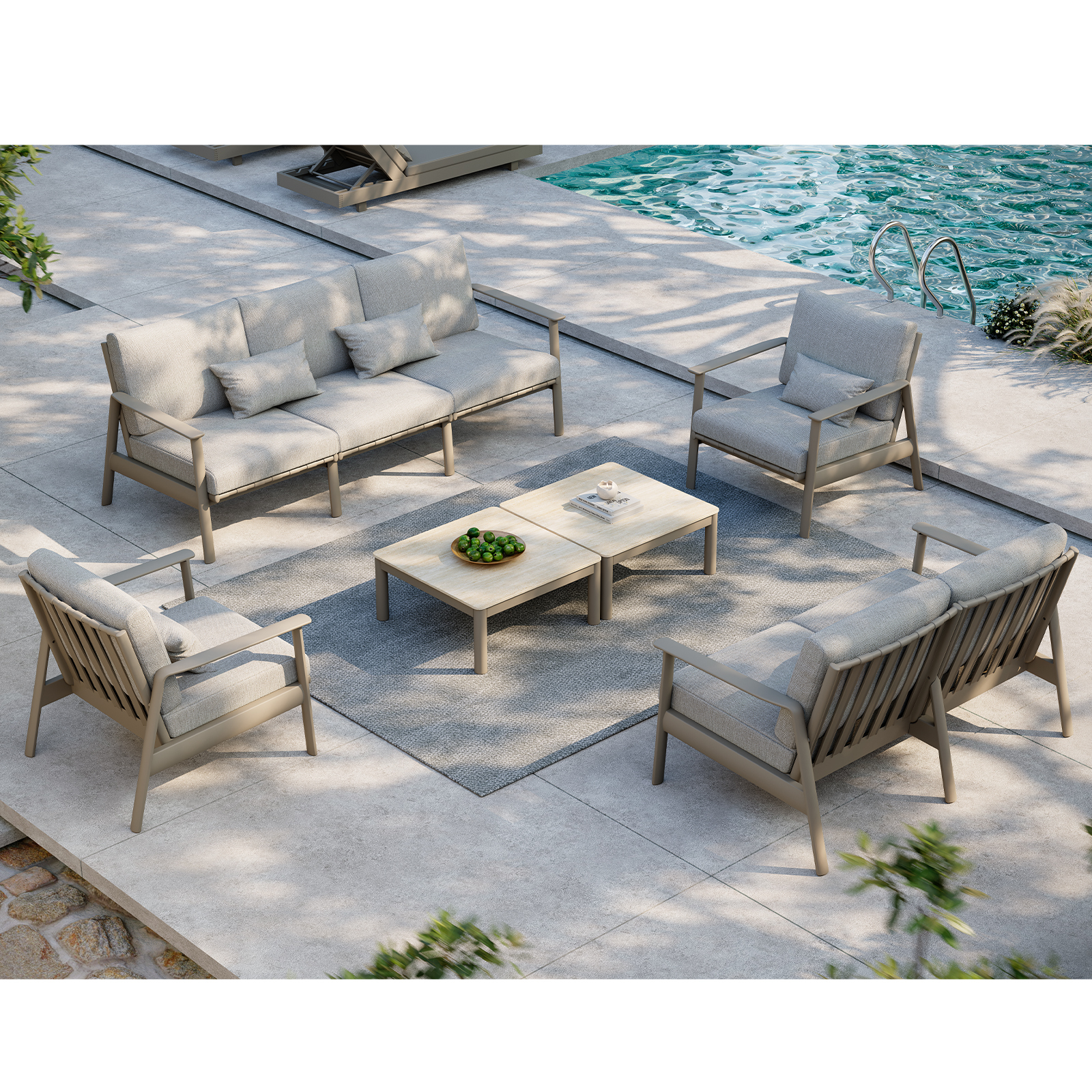 9660 Series Outdoor Upholstered Sofa Collection