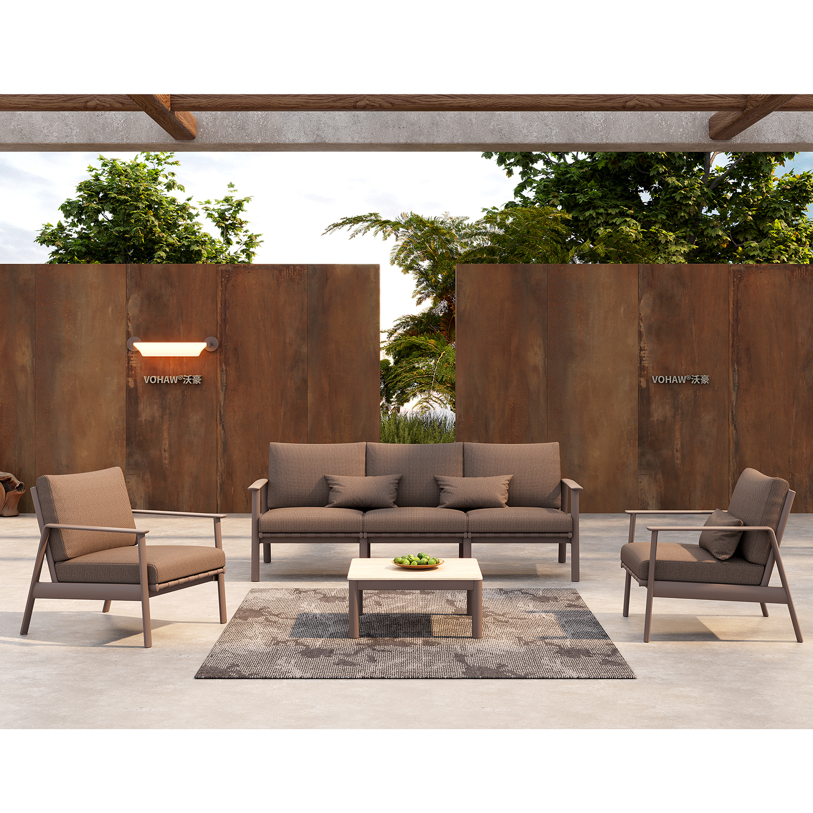 9660 Series Outdoor Upholstered Sofa Collection