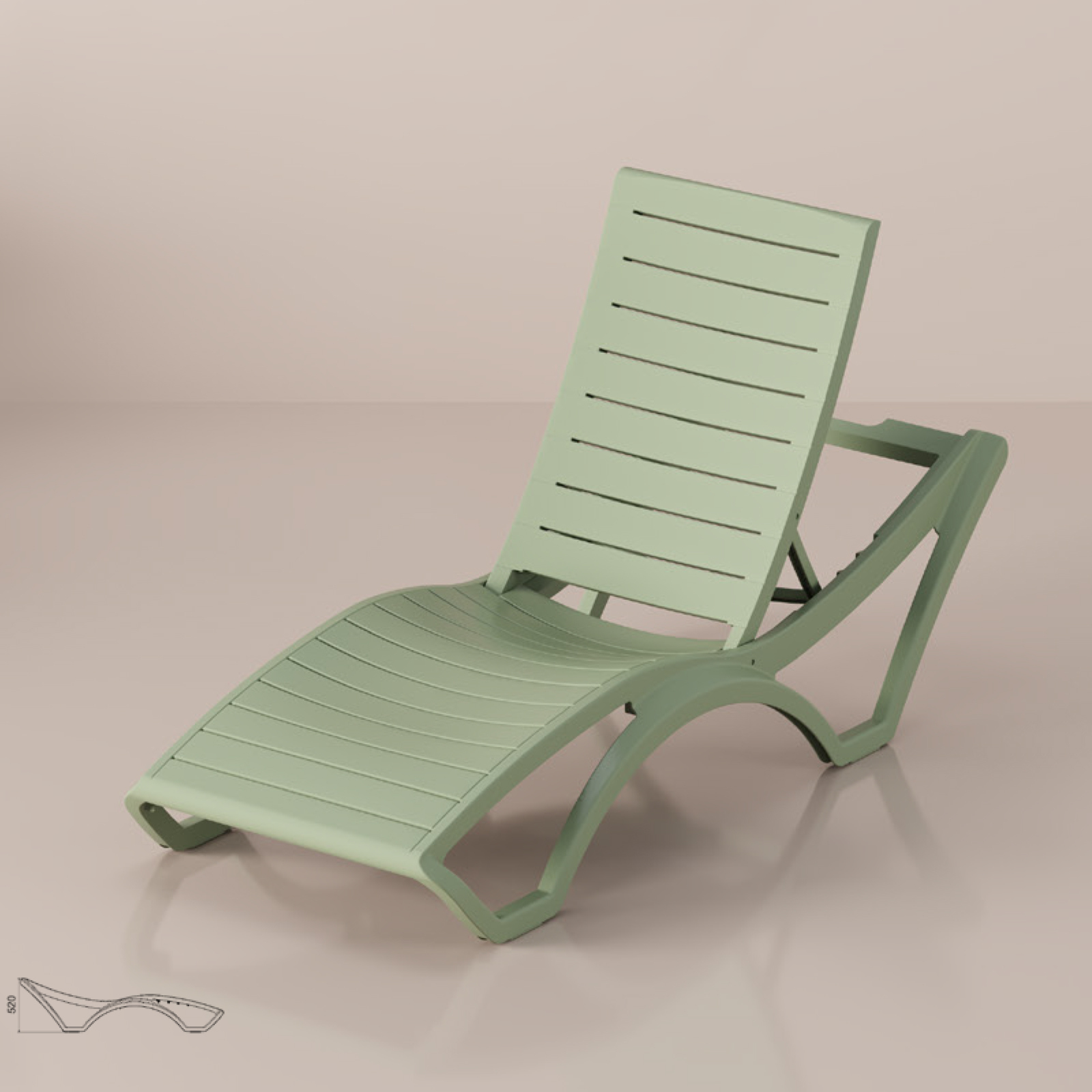 9625 Sun lounger