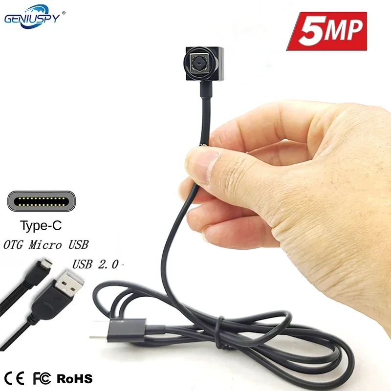 Type-C AF Auto Focus Webcam 4K 8MP 15FPS High Speed UVC OTG 2592*1944 30FPS Audio USB Camera Module 5MP Mini CCTV Surveillance