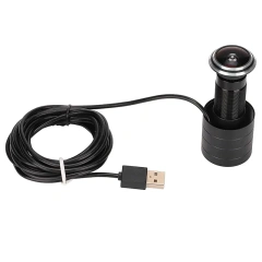 Hd 2MP 1080P USB2.0 UVC 1.78mm 1.66mm Fisheye Lens Door USB Camera Eye Viewer Peephole OTG Free Driver Wide Angle Usb Web Camera