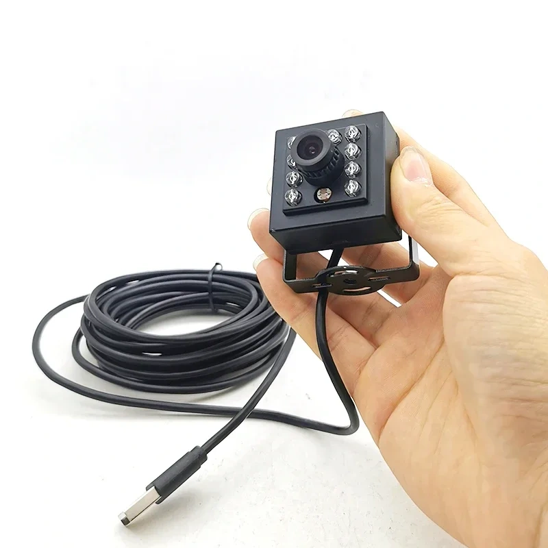 Mini Size 5MP 4MP 2MP USB Camera IR Infrared Night Vision UVC CCTV Security USB Webcam Camera for PC ,Laptop, Android Mobile