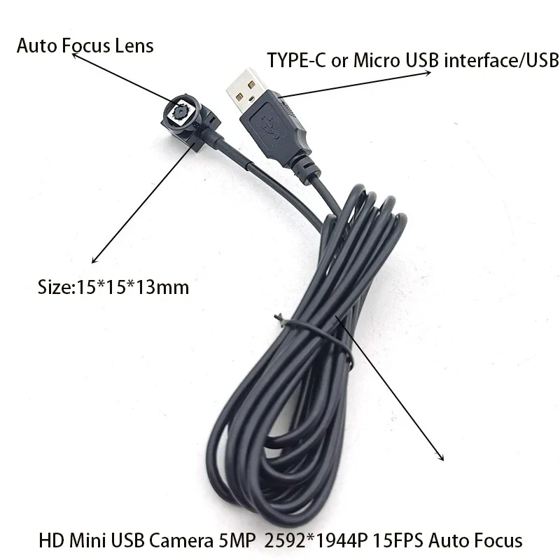 Audio Video HD 5MP 4K 8MP USB Camera Auto Focus Micro UVC Camera Module 500W Mini AF CCTV Cameras Webcam For Windows PC Cam